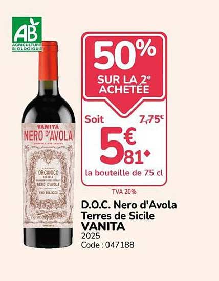 50% SUR LA 2e ACHETÉE
