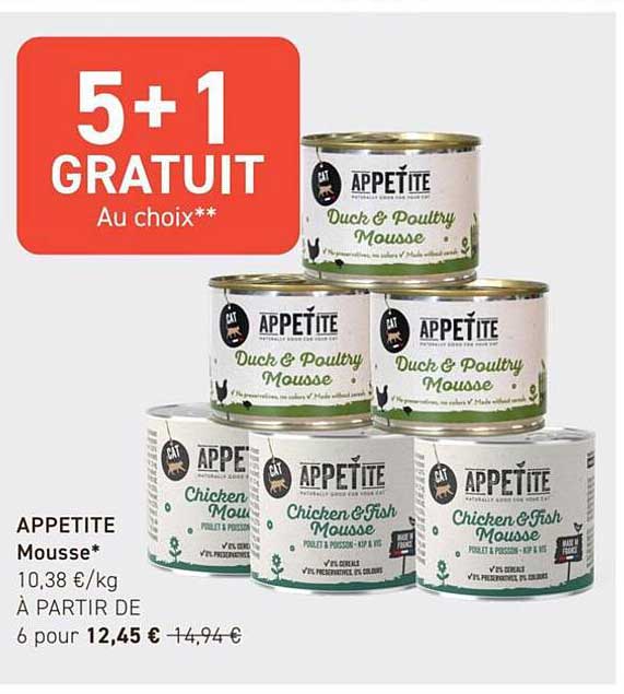 5+1 GRATUIT Au choix**