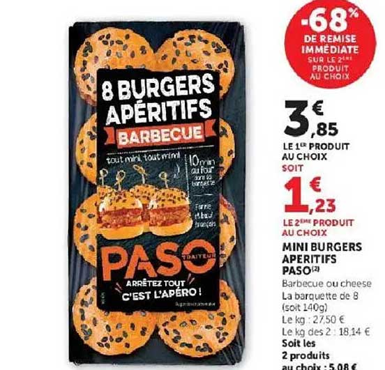 8 BURGERS APERITIFS BARBECUE