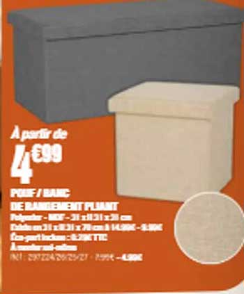À partir de 4€99