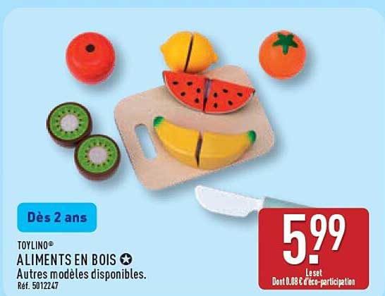 ALIMENTS EN BOIS
