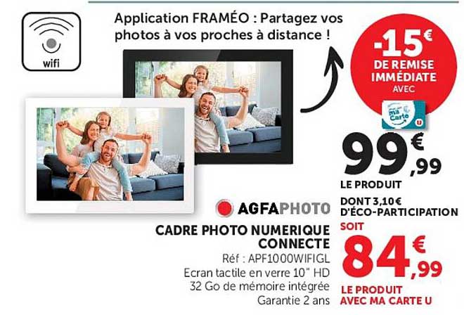 Application FRAMÉO : Partagez vos photos à vos proches à distance !
