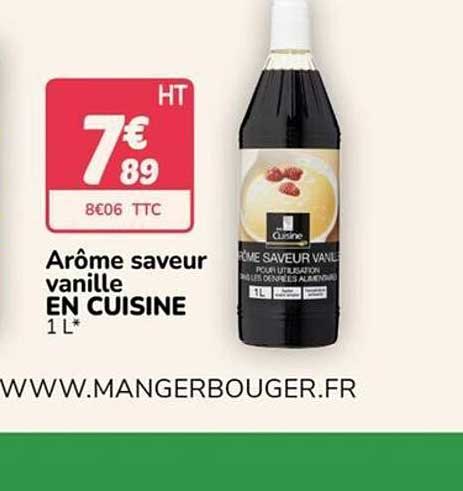 Arôme saveur vanille EN CUISINE 1 L*
