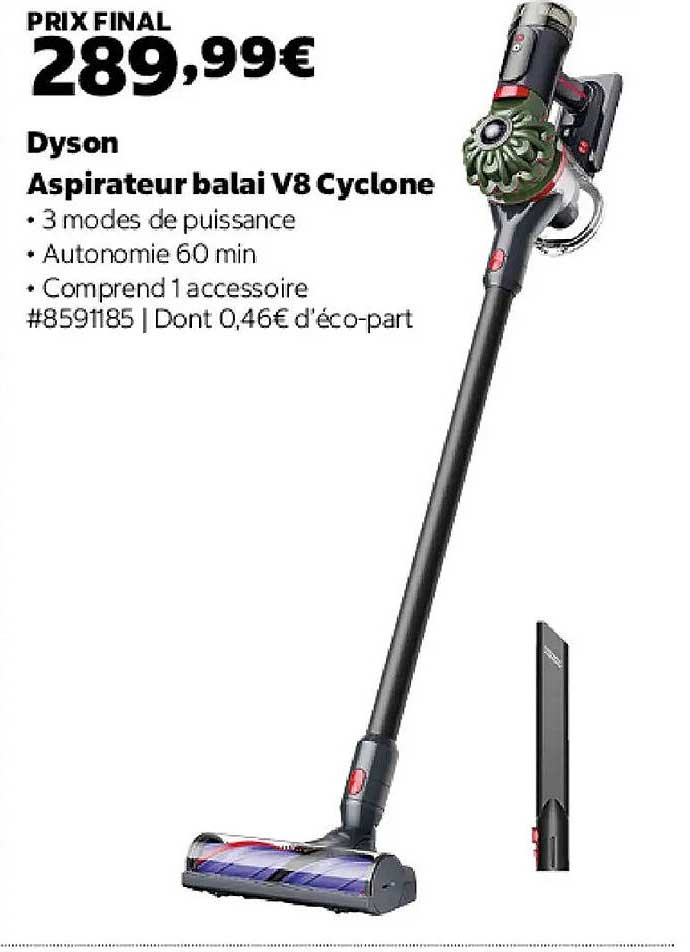 Aspirateur balai V8 Cyclone