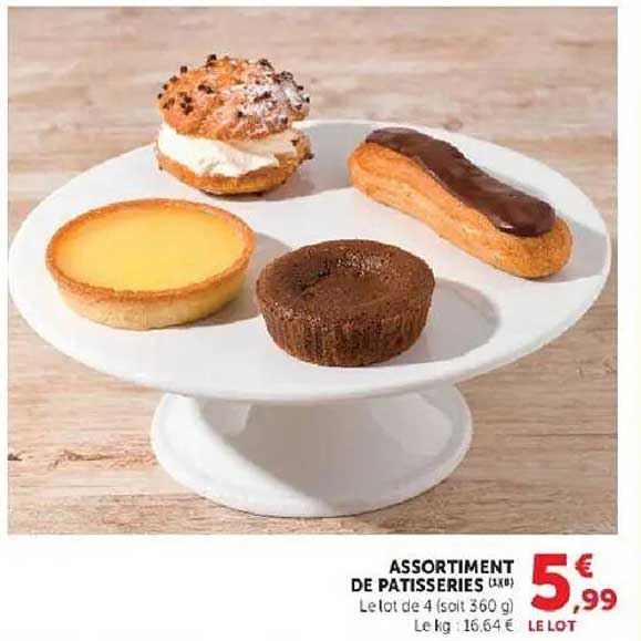 ASSORTIMENT DE PATISSERIES (x8)
