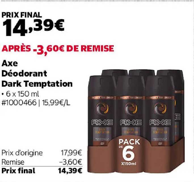 Axe Déodorant Dark Temptation