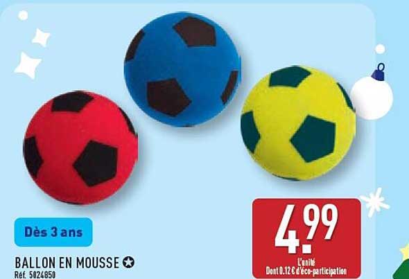 BALLON EN MOUSSE