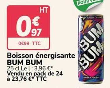 Boisson énergisante BUM BUM