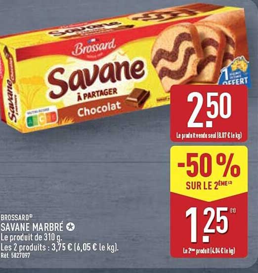 Brossard Savane marbré