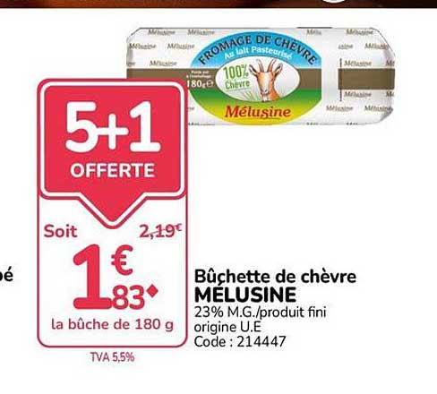 Bûchette de chèvre MELUSINE