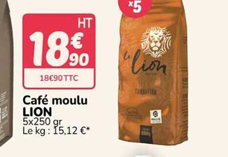 Café moulu LION