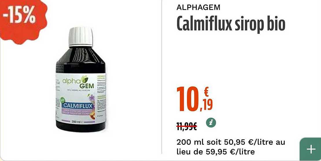 Calmiflux sirop bio
