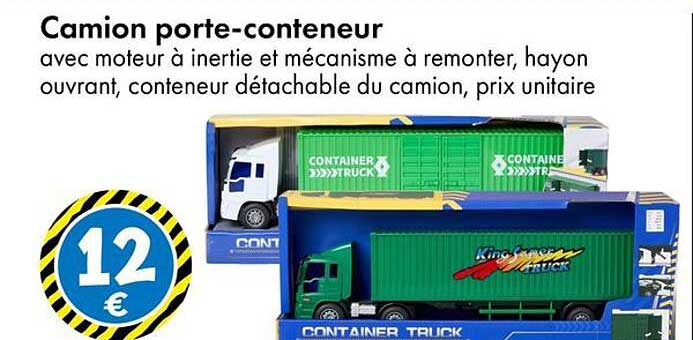 Camion porte-conteneur