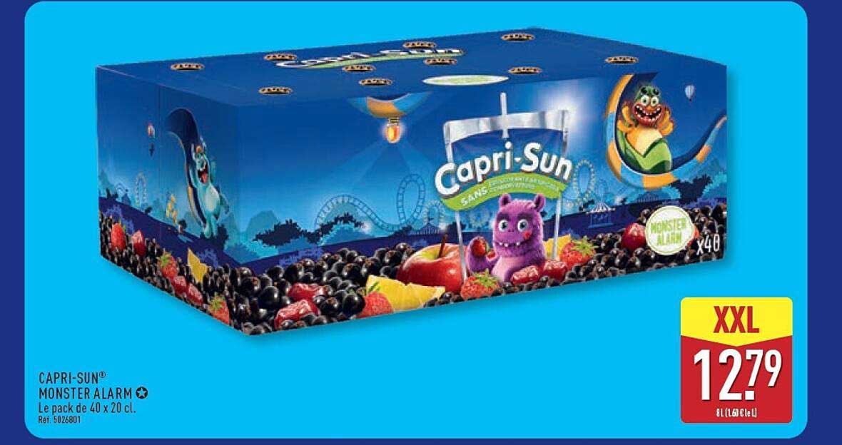 CAPRI-SUN® MONSTER ALARM Le pack de 40 x 20 cl.