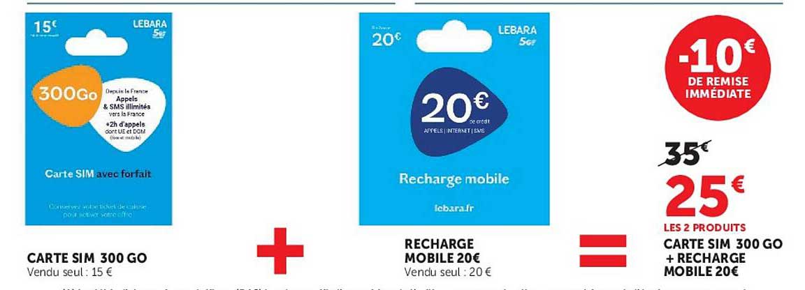 CARTE SIM 300 GO