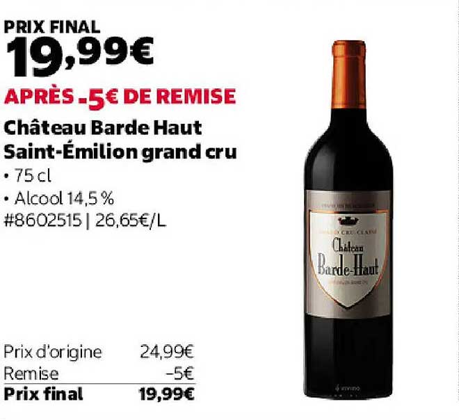 Château Barde Haut Saint-Émilion grand cru
