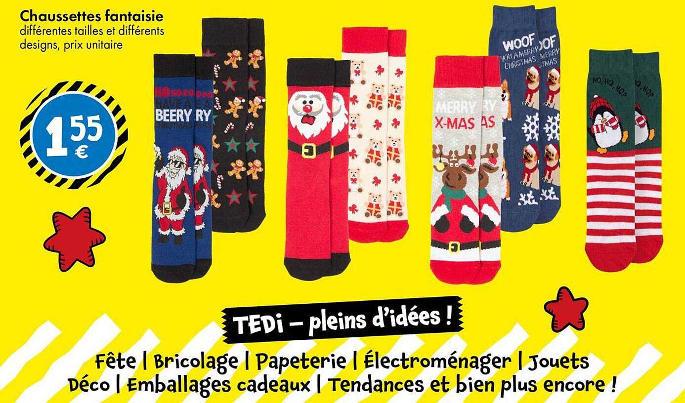 Chaussettes fantaisie