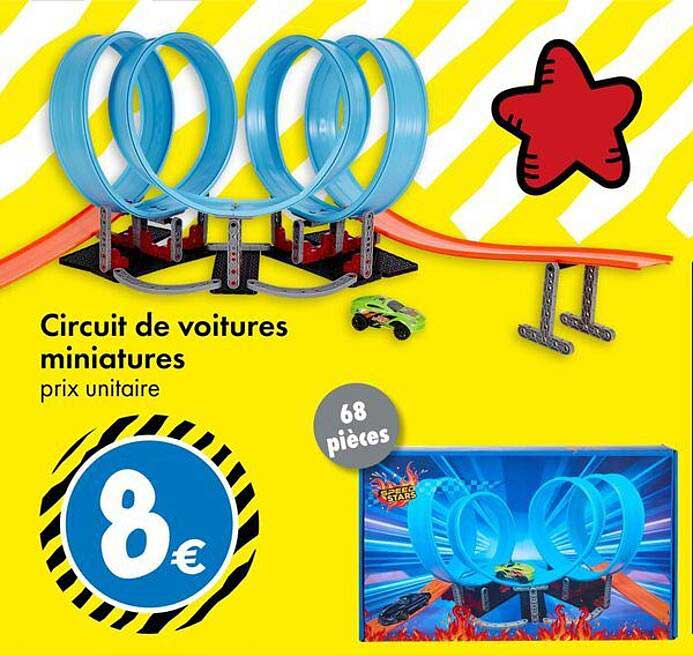 Circuit de voitures miniatures
