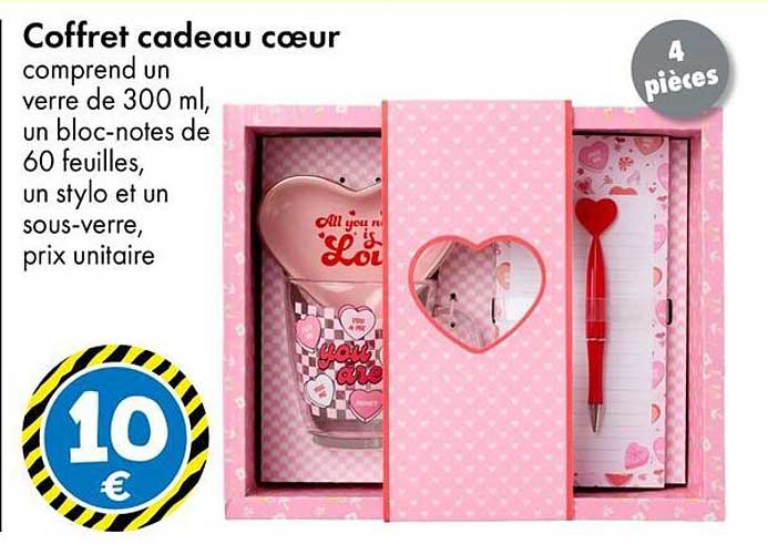 Coffret cadeau coeur
