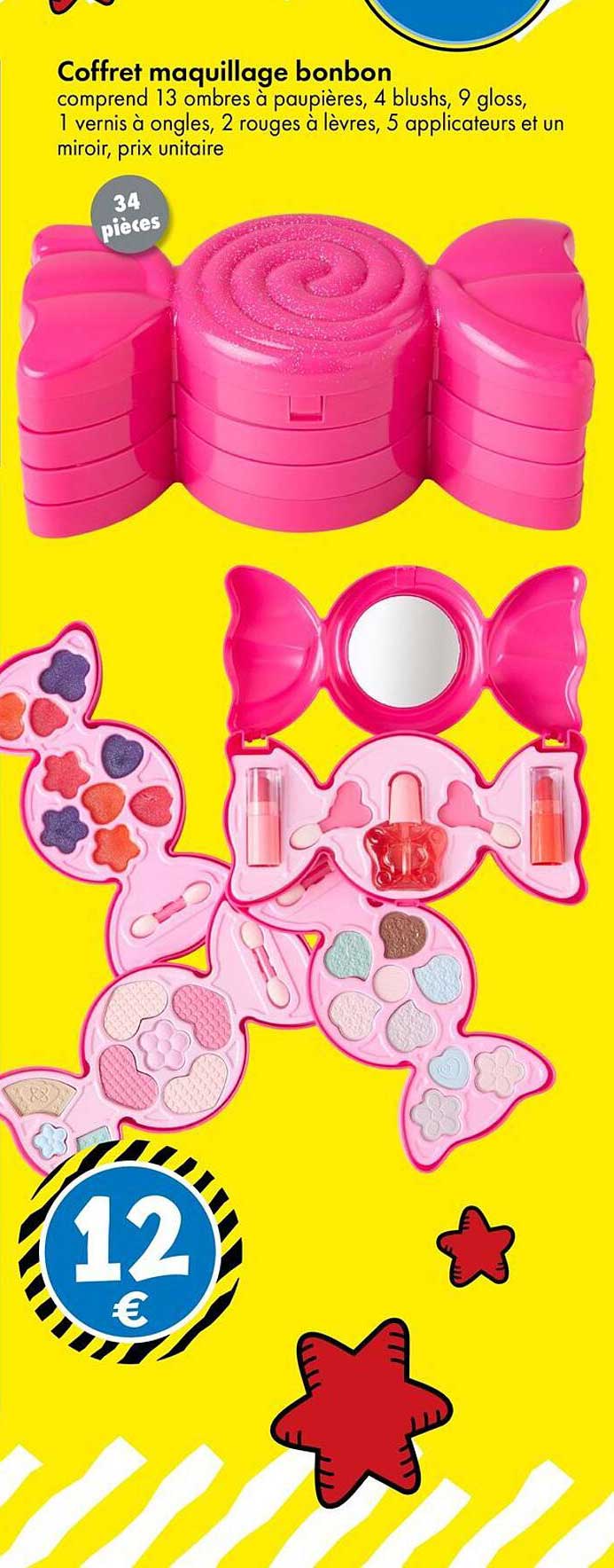 Coffret maquillage bonbon