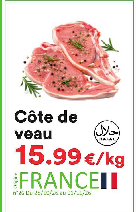 Côte de veau