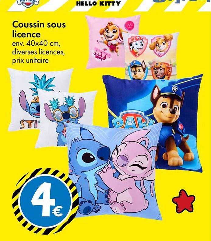 Coussin sous licence