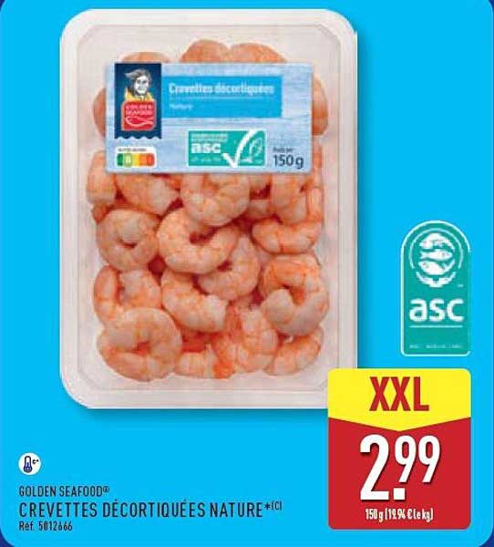 CREVETTES DÉCORTIQUÉES NATURE