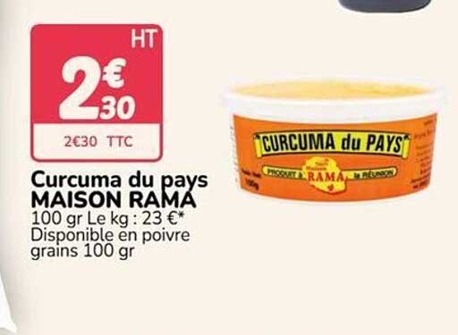 Curcuma du pays MAISON RAMA