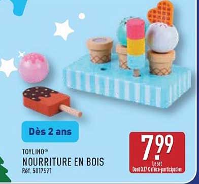 Dès 2 ans TOYLINO® NOURRITURE EN BOIS Réf. 5017591