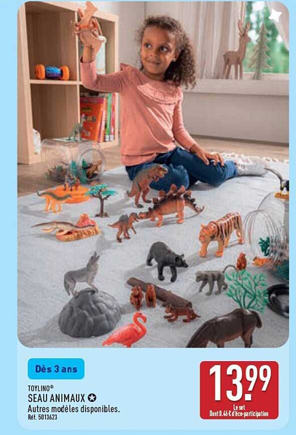 Dès 3 ans TOYLINO® SEAU ANIMAUX ★ Autres modèles disponibles. Réf. 501623