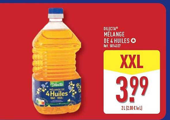 DILECTA® MÉLANGE DE 4 HUILES