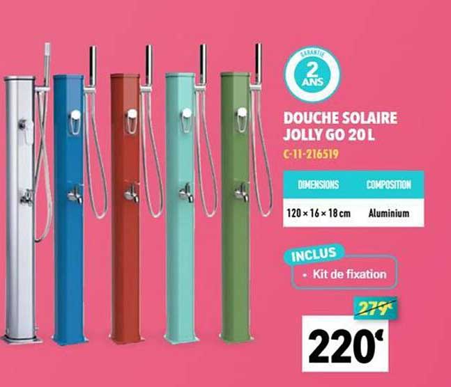 DOUCHE SOLAIRE JOLLY GO 20L