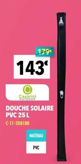 DOUCHE SOLAIRE PVC 25L