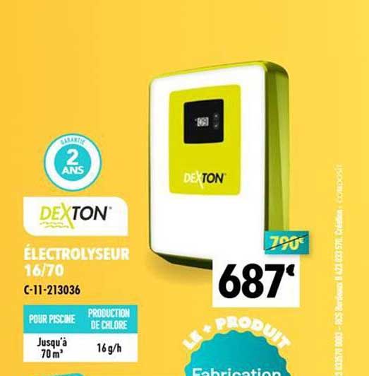ÉLECTROLYSEUR 16/70