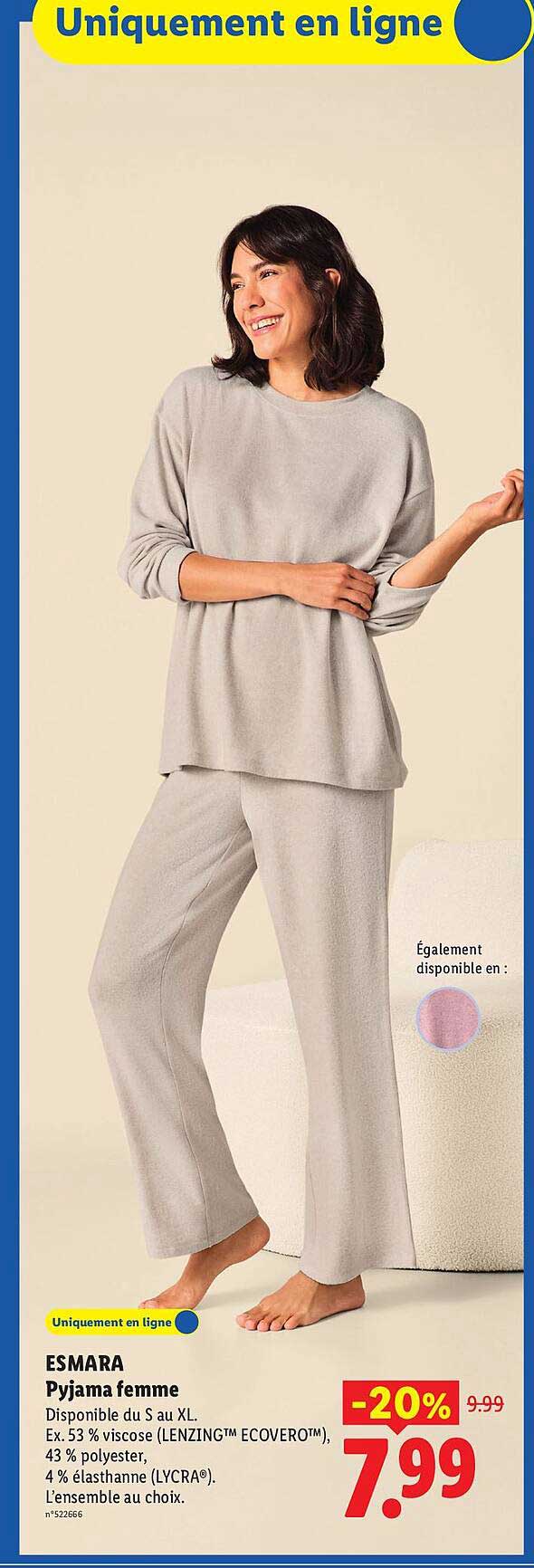 ESMARA Pyjama femme