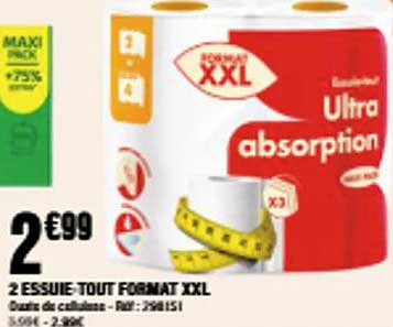 Essuie-tout format XXL