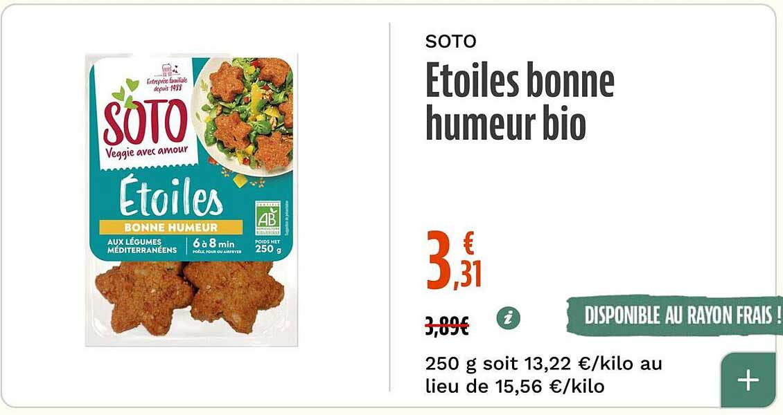 Etoiles bonne humeur bio