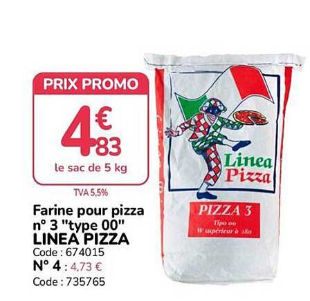 Farine pour pizza n° 3 "type 00" LINEA PIZZA