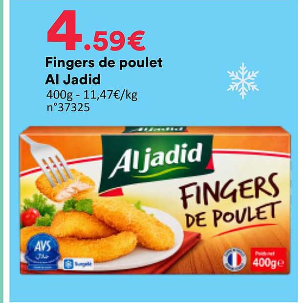 Fingers de poulet Al Jadid