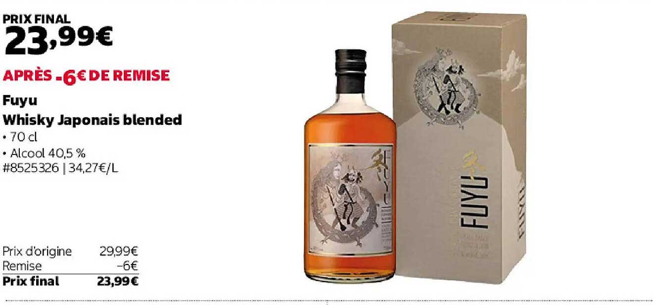Fuyu Whisky Japonais blended