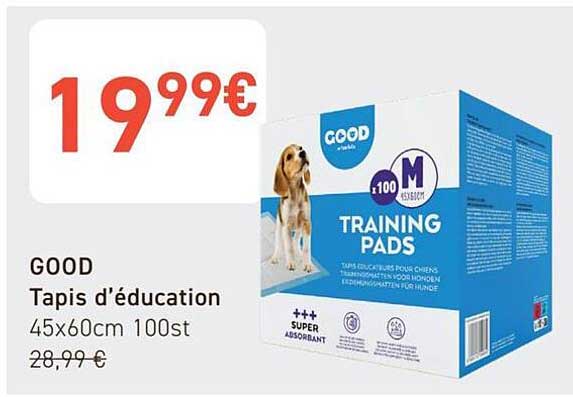 GOOD Tapis d’éducation 45x60cm 100st