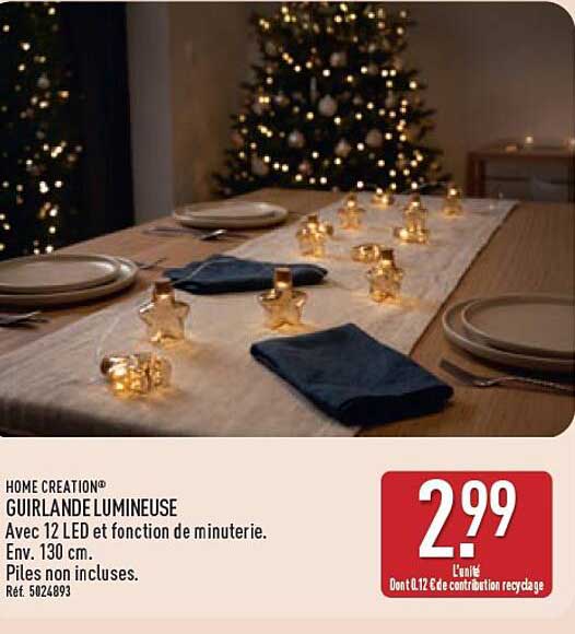 GUIRLANDE LUMINEUSE