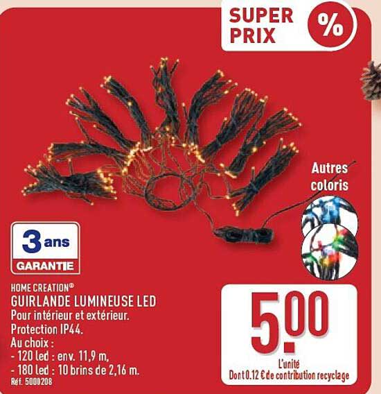 GUIRLANDE LUMINEUSE LED