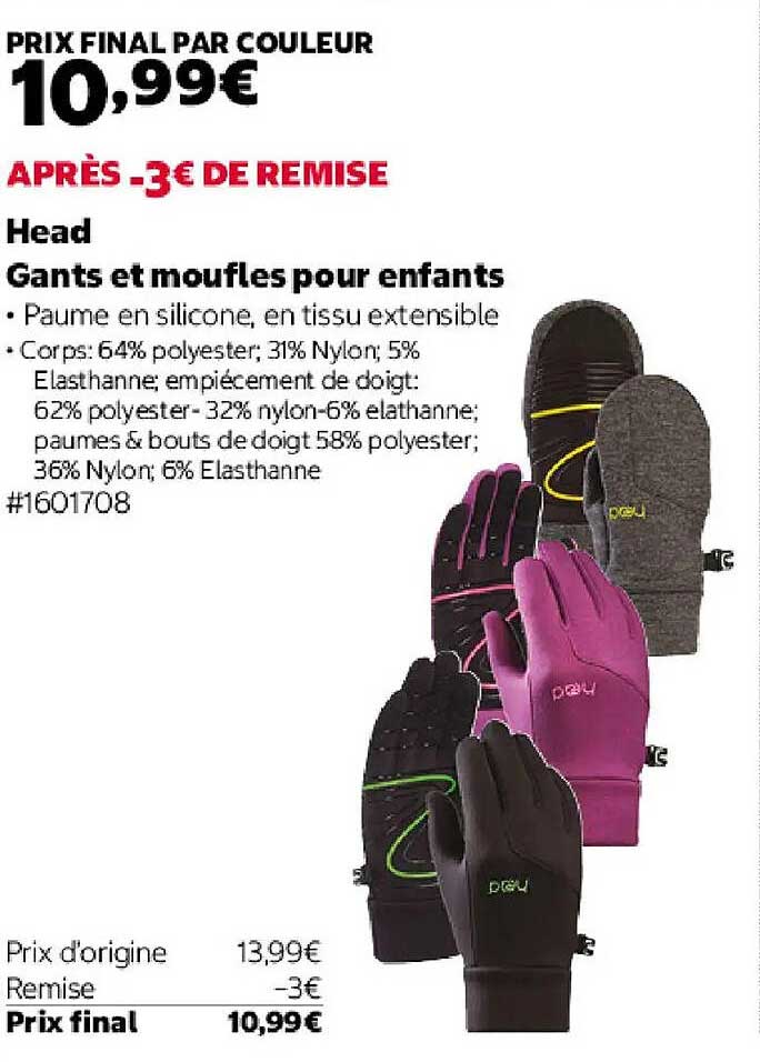 Head Gants et moufles pour enfants