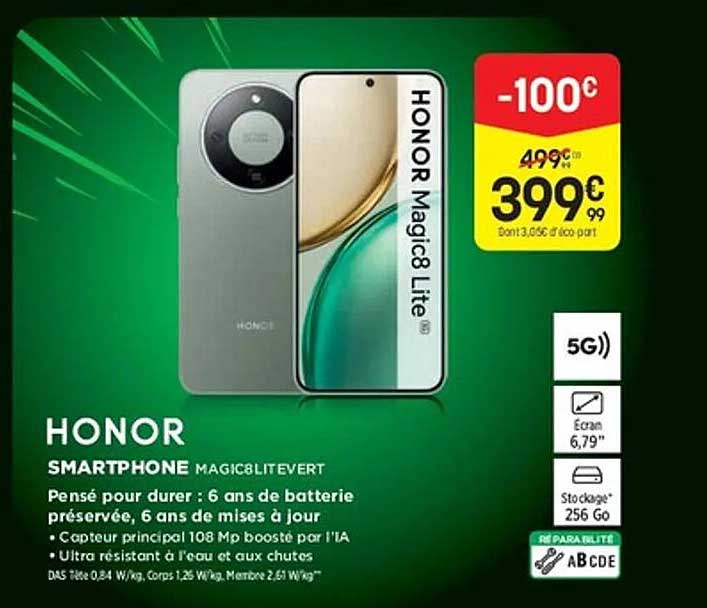 HONOR SMARTPHONE MAGIC8LITEVERT