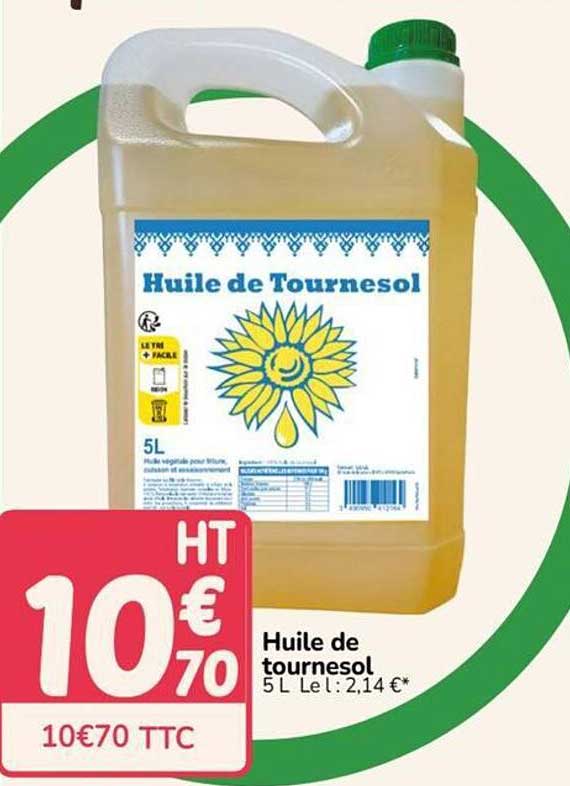 Huile de tournesol 5 L
