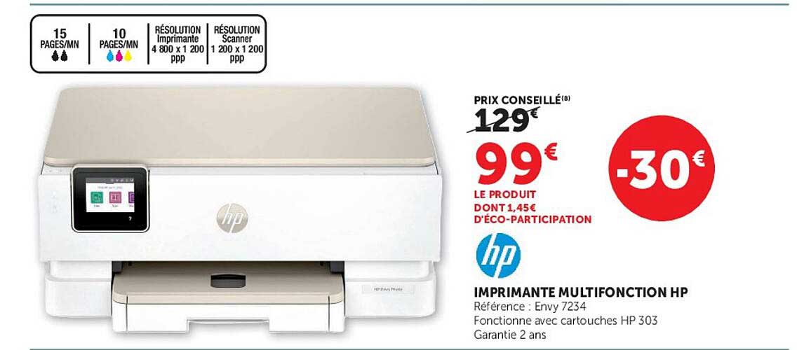 IMPRIMANTE MULTIFONCTION HP