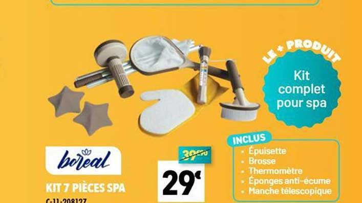 Kit 7 pièces spa