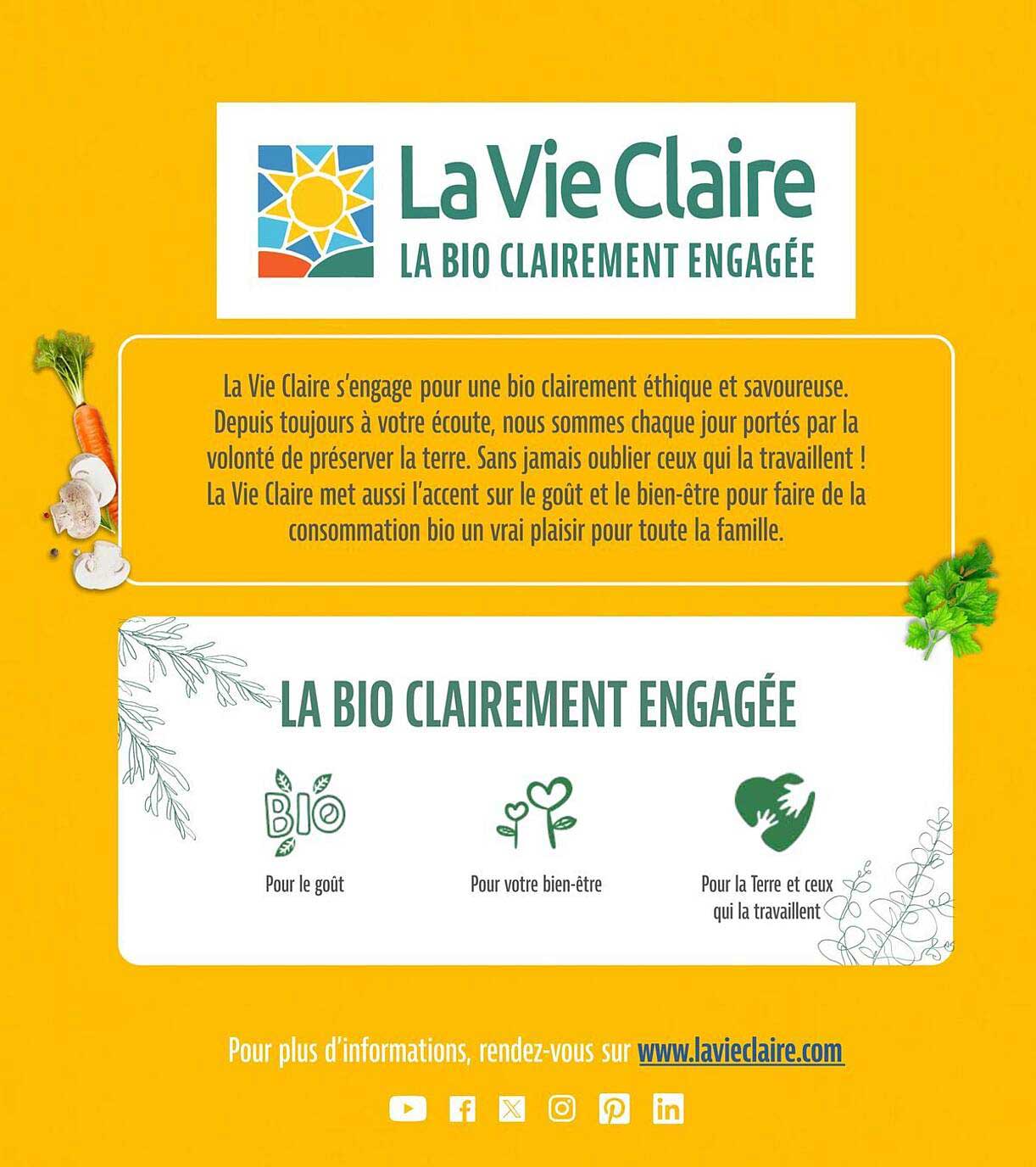 LA BIO CLAIREMENT ENGAGÉE