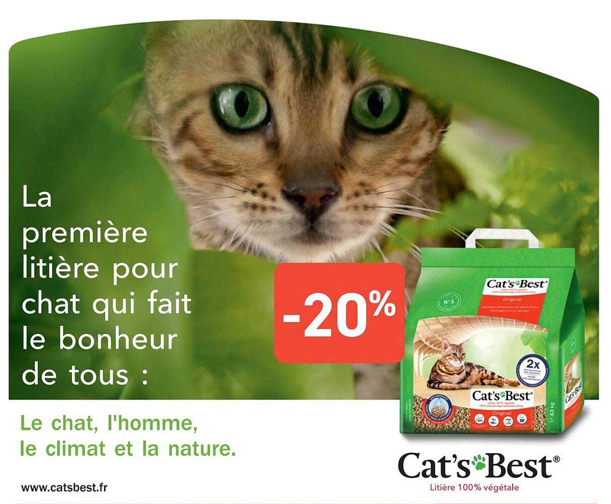 La première litière pour chat qui fait le bonheur de tous :
